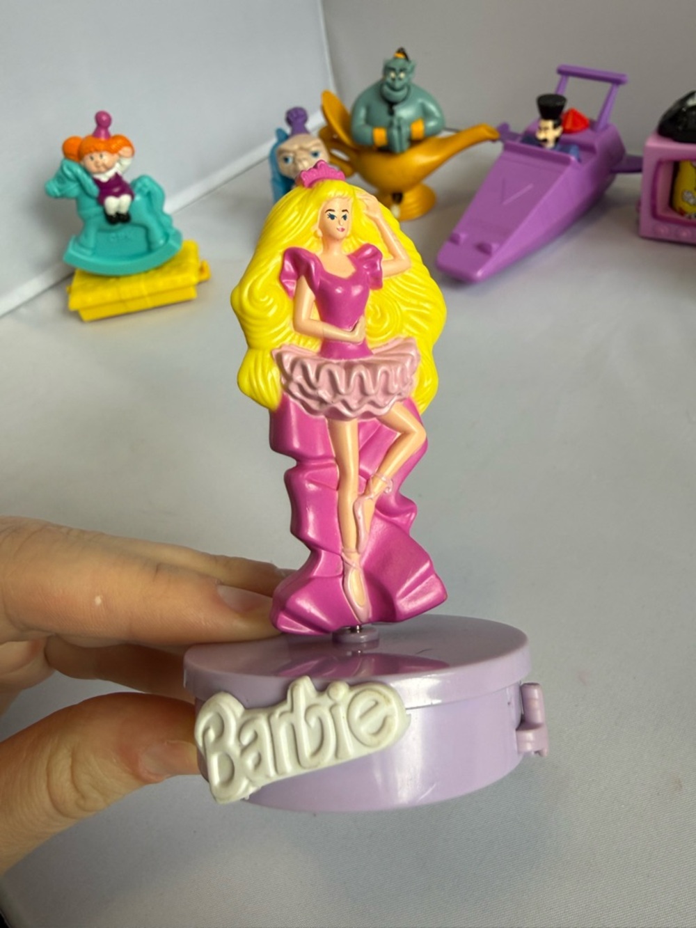 Vintage Lot of McDonalds Kids Happy Meal Toys Barbie CPK Aladdin ET Sonic + more - Picture 4 of 16